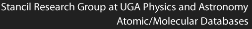 Atomic/Molecular Databases